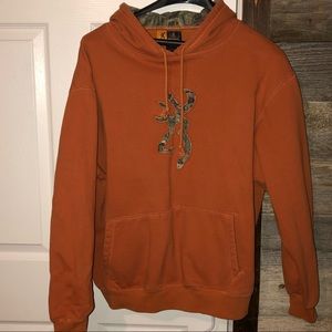 Orange / Camo Browning Hoodie